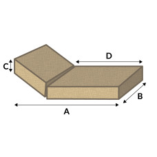 2 part sun lounger 